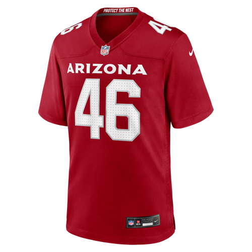 Men's Arizona Cardinals Aaron Brewer Nike  Cardinal Team Game Jersey