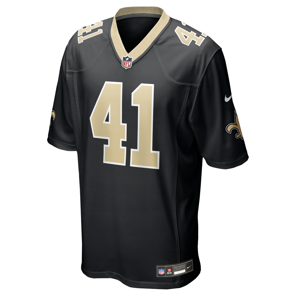 Men's New Orleans Saints Alvin Kamara Nike  White Alternate Game Jersey