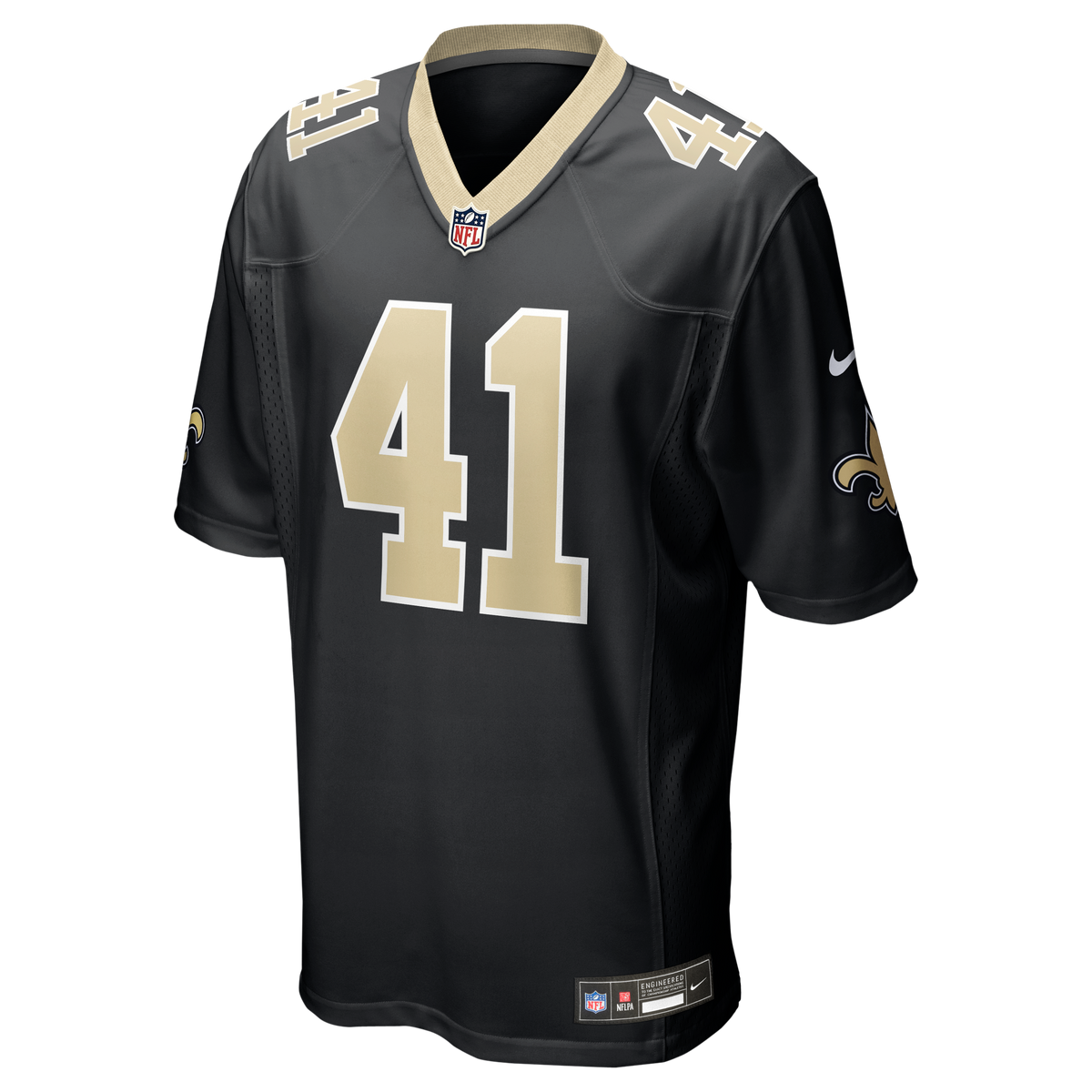 Men's New Orleans Saints Alvin Kamara Nike  White Alternate Game Jersey