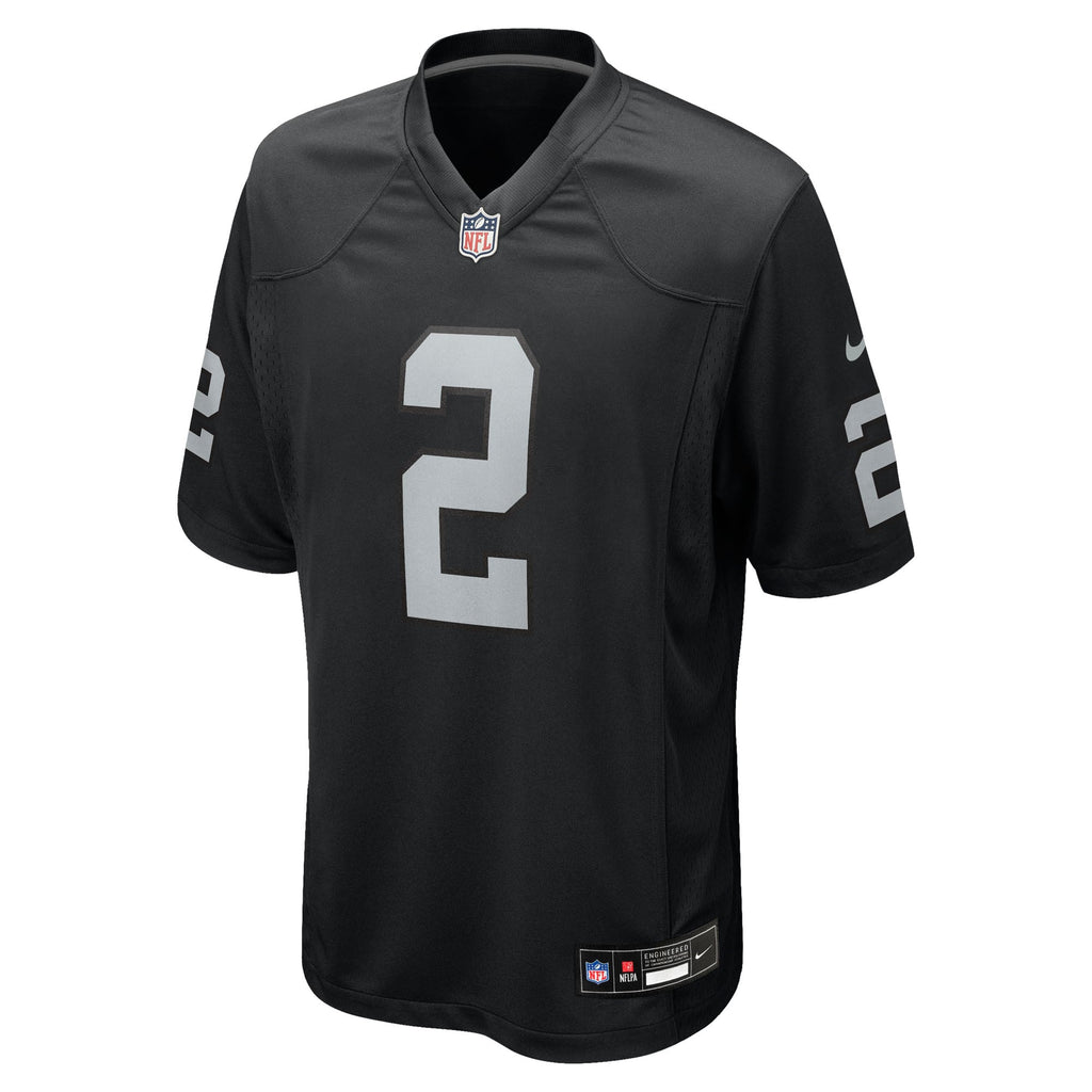 Men's Las Vegas Raiders Ashton Jeanty Nike Black Team Game Jersey