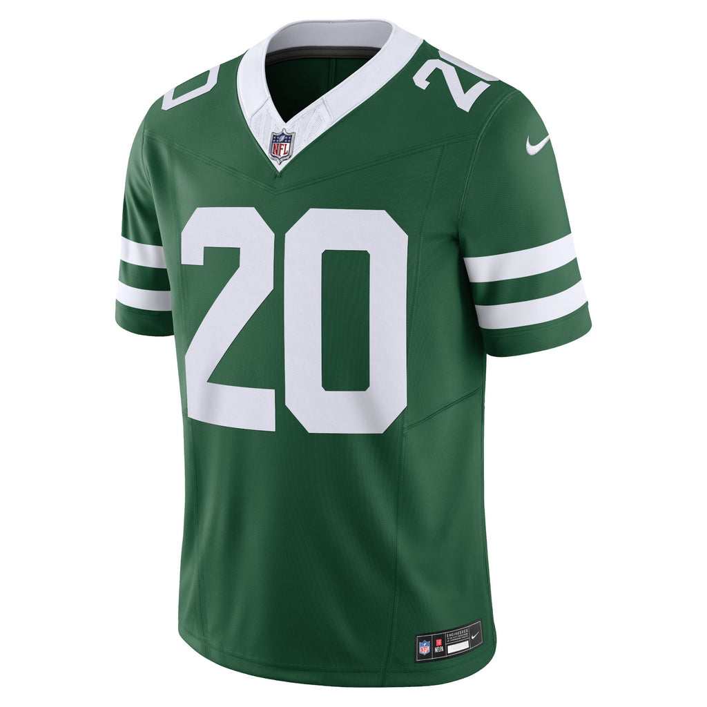 Men's New York Jets Breece Hall Nike Legacy Black Alternate Vapor F.U.S.E. Limited Jersey