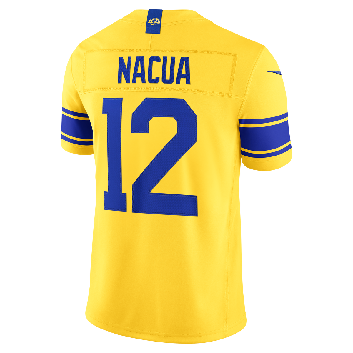 Men's Los Angeles Rams Puka Nacua Nike White Vapor F.U.S.E. Stitched Limited Jersey