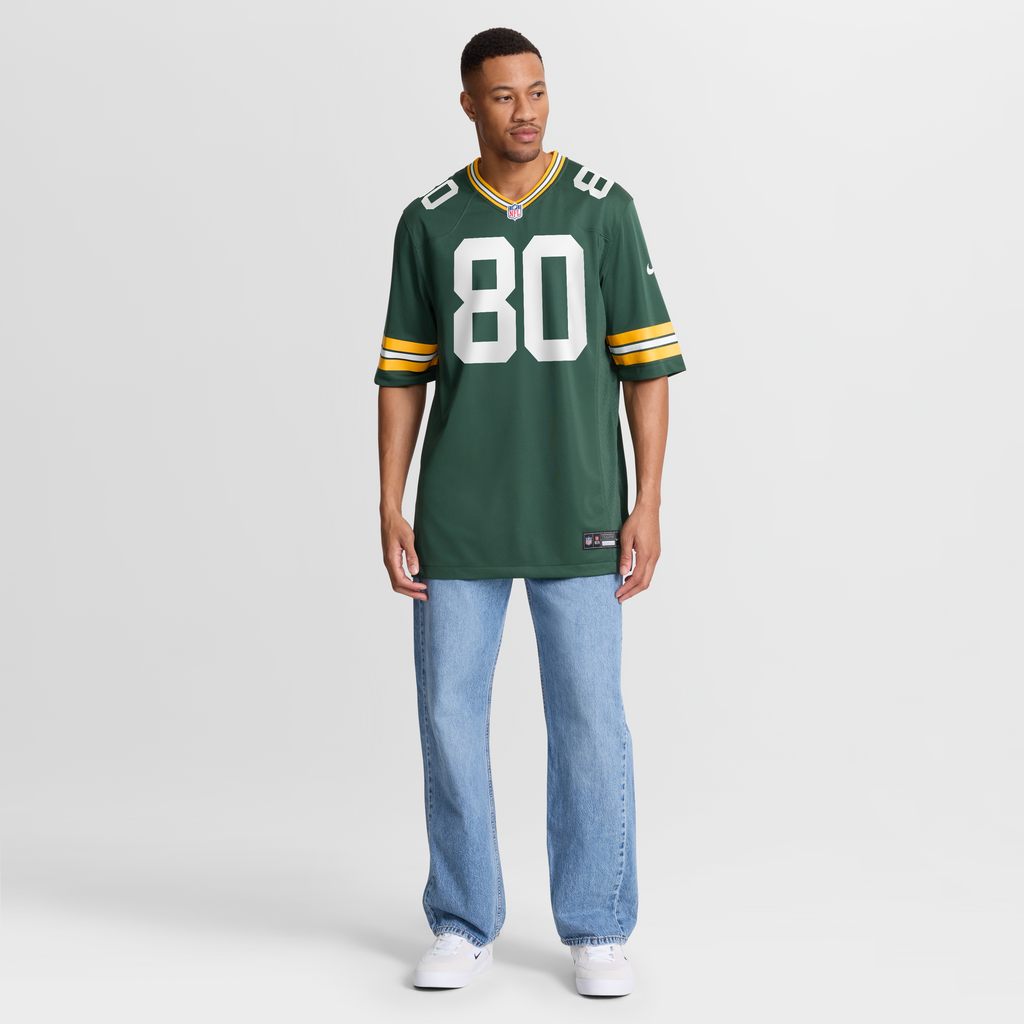 Men's Green Bay Packers Donald Driver Nike Green Game Retired Player Jersey