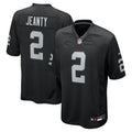 Men's Las Vegas Raiders Ashton Jeanty Nike Black Team Game Jersey