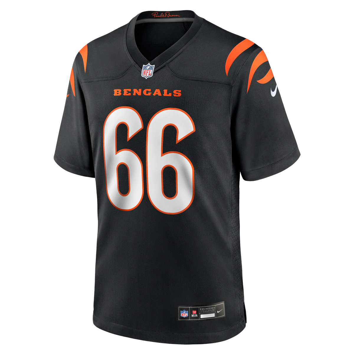 Men's Cincinnati Bengals Dalton Risner Nike  Black Team Game Jersey