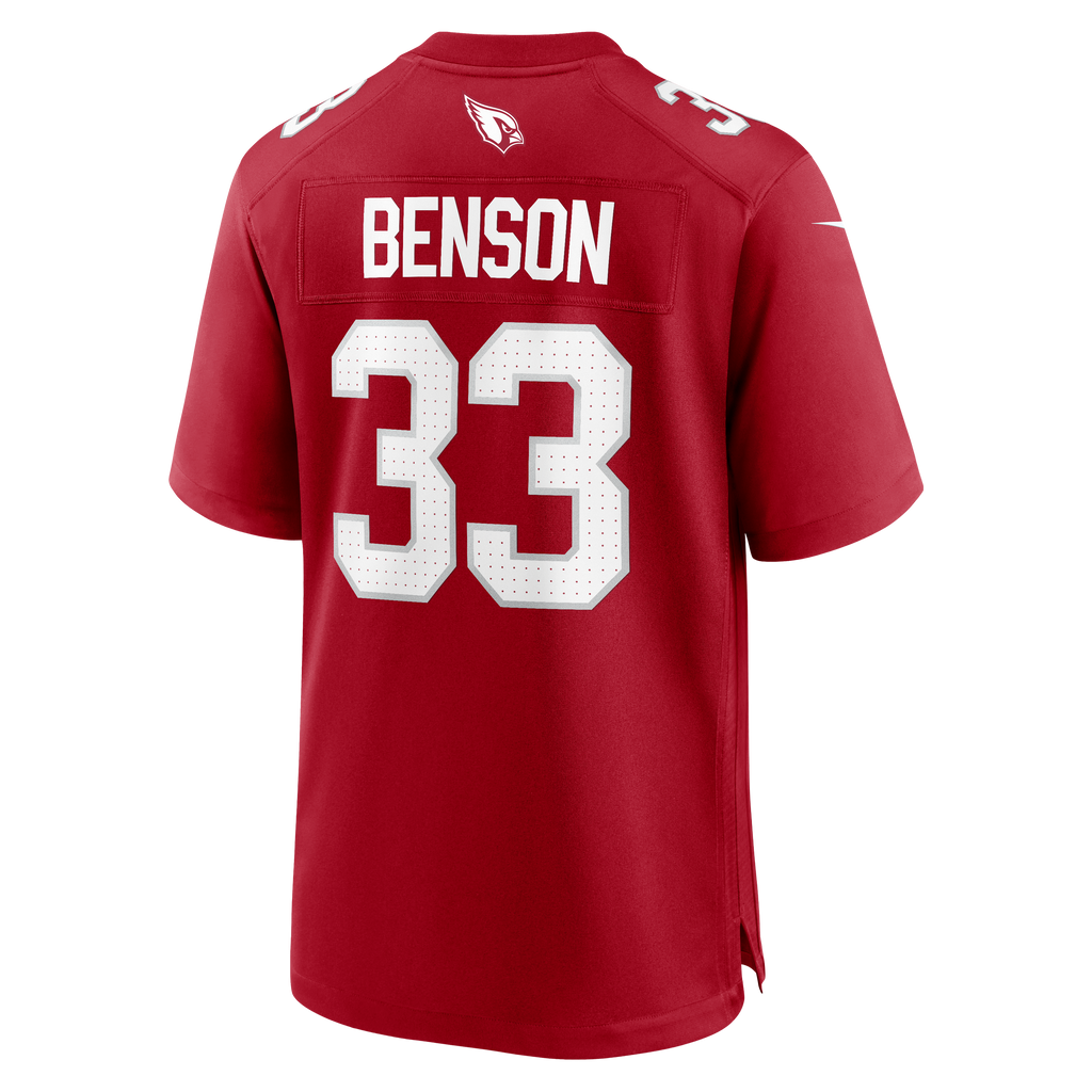 Men's Arizona Cardinals Trey Benson Nike  Cardinal Team Game Jersey
