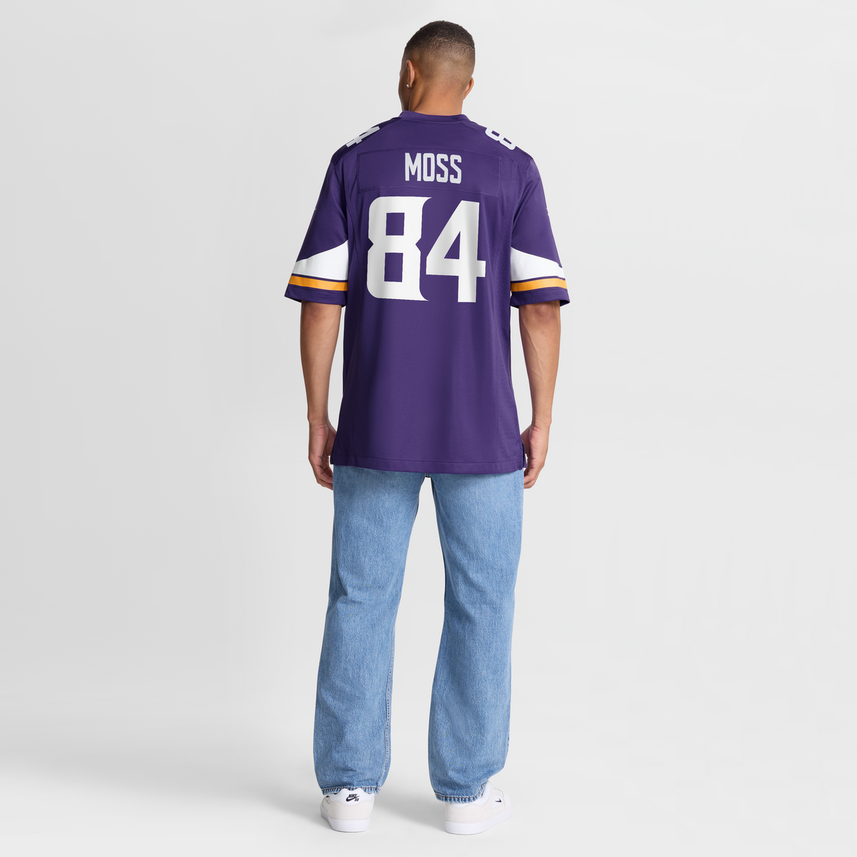 Men's Minnesota Vikings Randy Moss Nike White Retired Player Game Jersey
