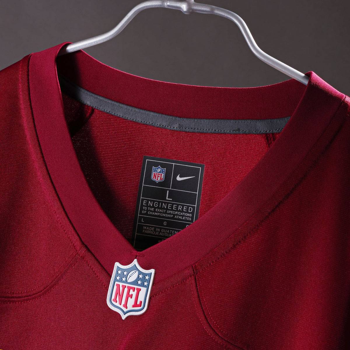 Men's Washington Commanders Mike Sainristil Nike Burgundy Game Jersey