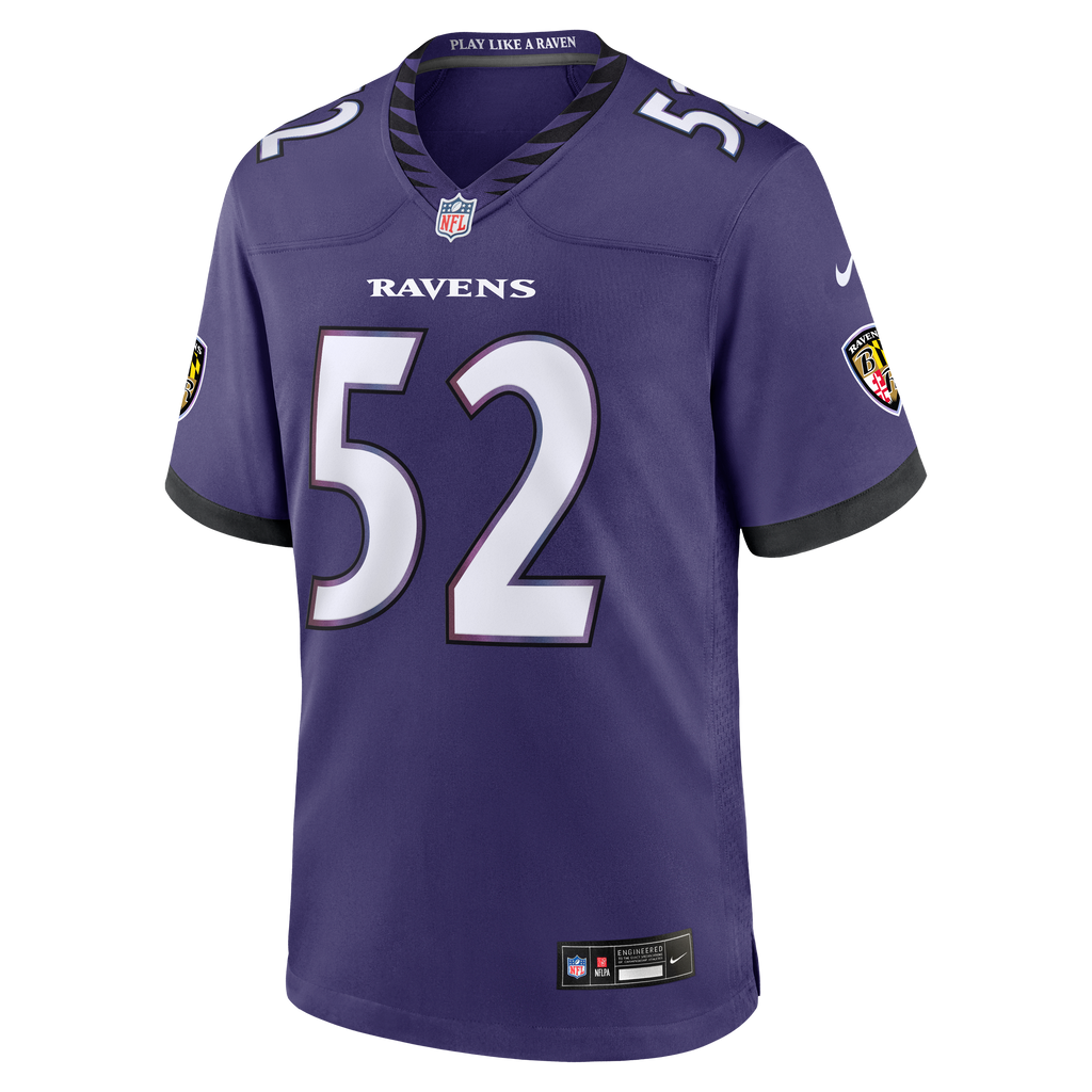Men's Baltimore Ravens Ray Lewis Nike Purple Team Retired Player Game Jersey