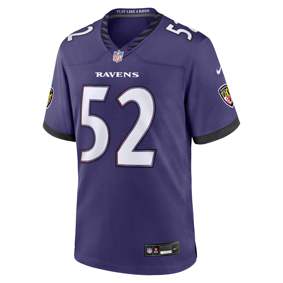 Men's Baltimore Ravens Ray Lewis Nike Purple Team Retired Player Game Jersey