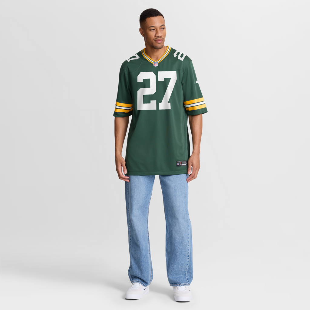 Men's Green Bay Packers Kitan Oladapo Nike  Green  Game Jersey