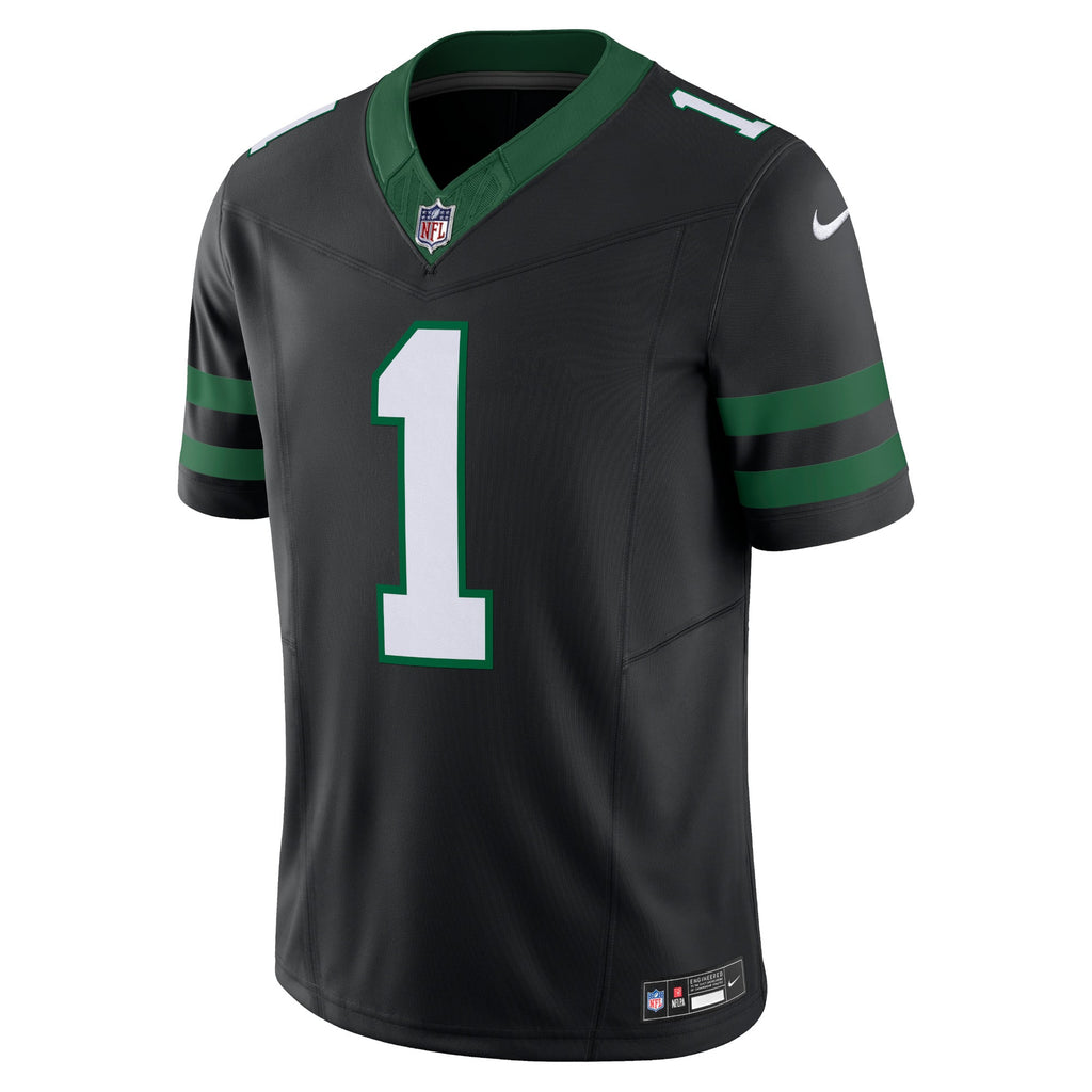 Men's New York Jets Ahmad Sauce Gardner Nike Legacy White Vapor F.U.S.E. Limited Jersey