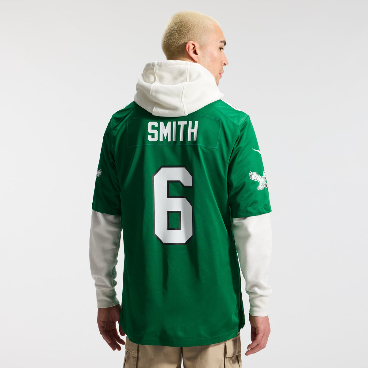 Men's Philadelphia Eagles DeVonta Smith Nike Kelly Green Alternate Game Player Jersey