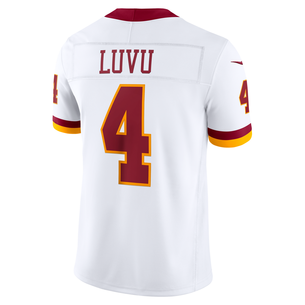 Men's Washington Commanders Frankie Luvu Nike White Vapor F.U.S.E. Stitched Limited Jersey
