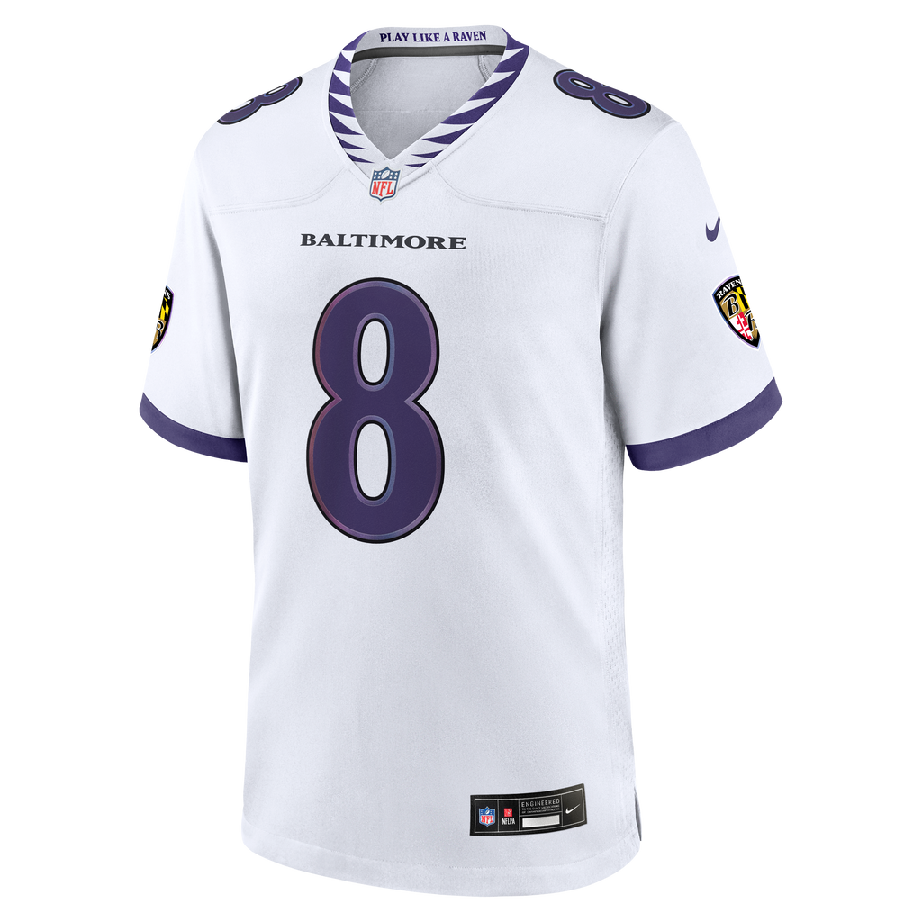 Men's Baltimore Ravens Lamar Jackson Nike Black Alternate Game Jersey