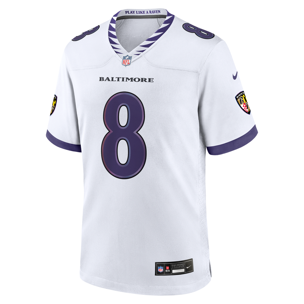 Men's Baltimore Ravens Lamar Jackson Nike Black Alternate Game Jersey