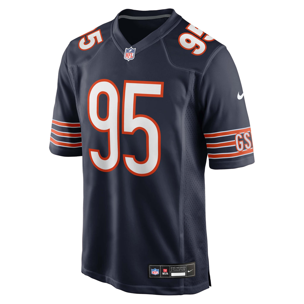 Men's Chicago Bears Shemar Turner Nike  Navy Team Game Jersey