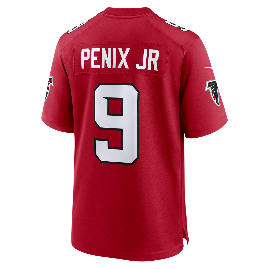 Men's Atlanta Falcons Michael Penix Jr. Nike Black Alternate Game Jersey