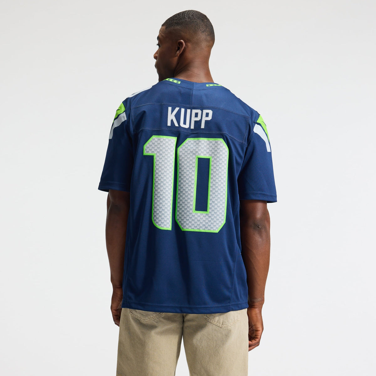 Men's Seattle Seahawks Cooper Kupp Nike College Navy Team Vapor F.U.S.E. Stitched Limited Jersey