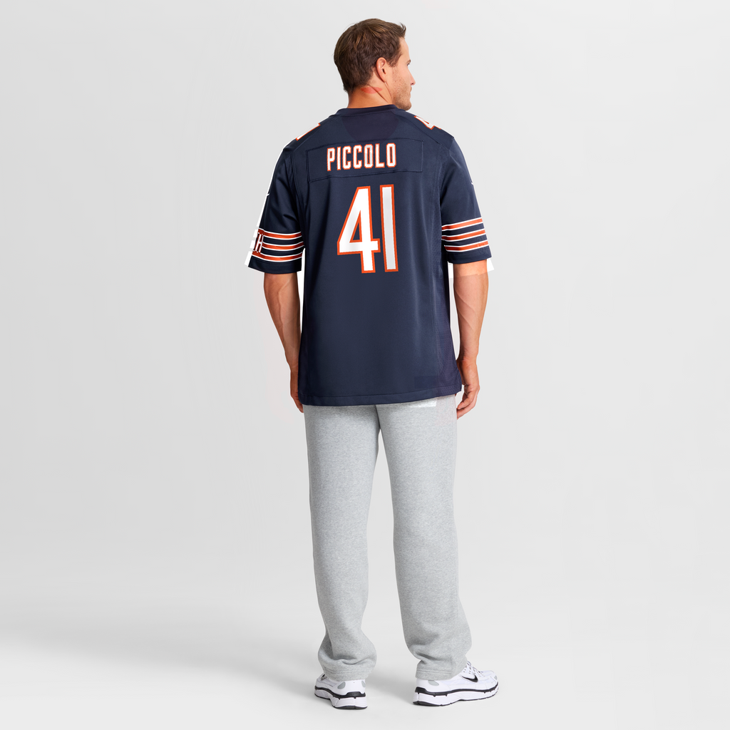 Men's Chicago Bears Brian Piccolo Nike Navy Game Retired Player Jersey