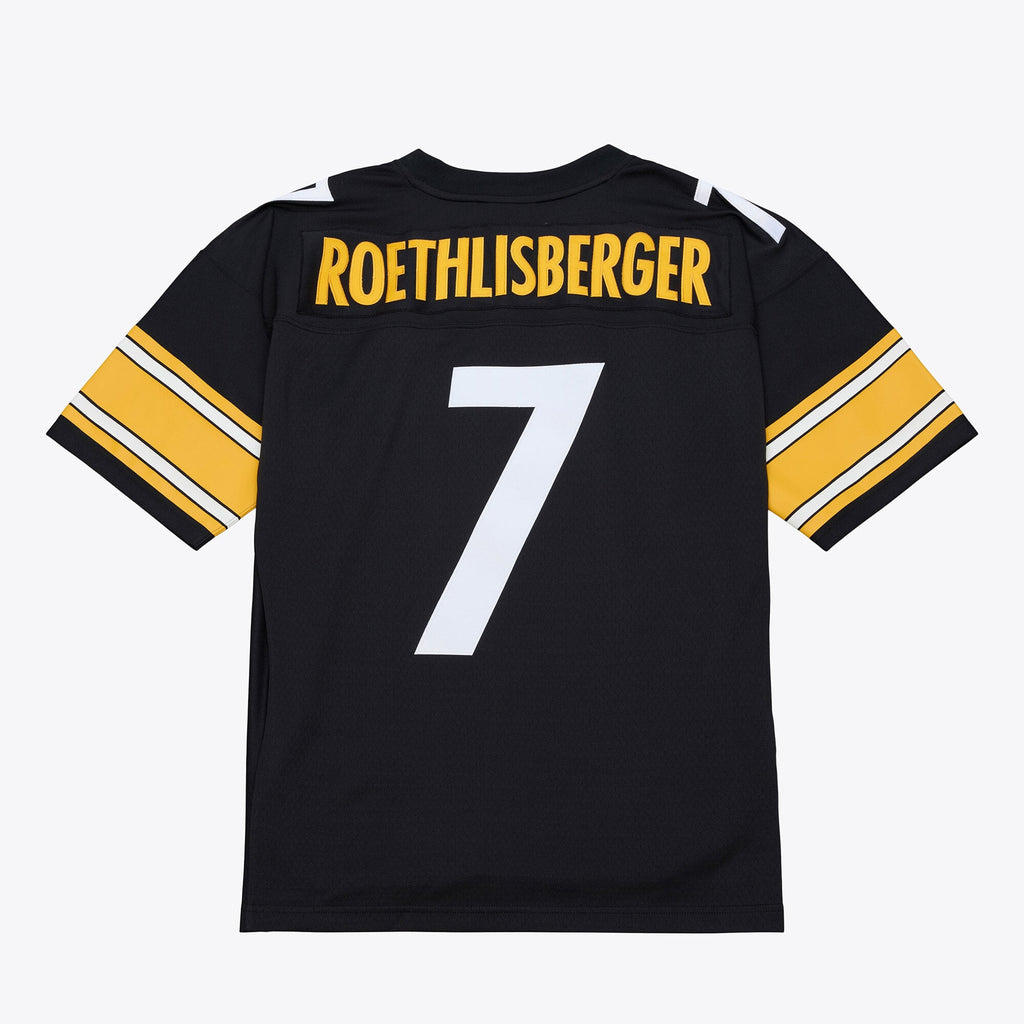 Men's Pittsburgh Steelers Ben Roethlisberger Mitchell & Ness Black 2004 Big & Tall Legacy Retired Player Jersey