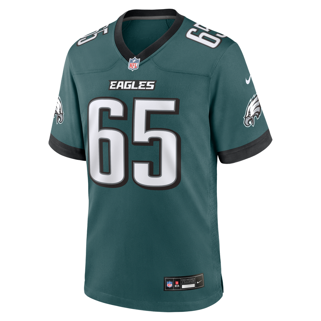 Men's Philadelphia Eagles Lane Johnson Nike  Midnight Green Team Game Jersey