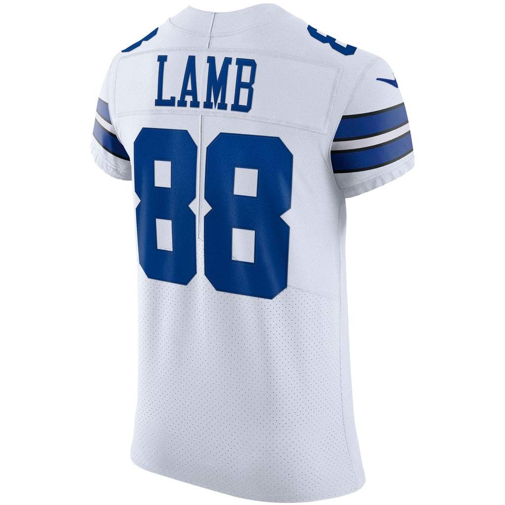 Men's Dallas Cowboys CeeDee Lamb Nike White Vapor Elite Jersey