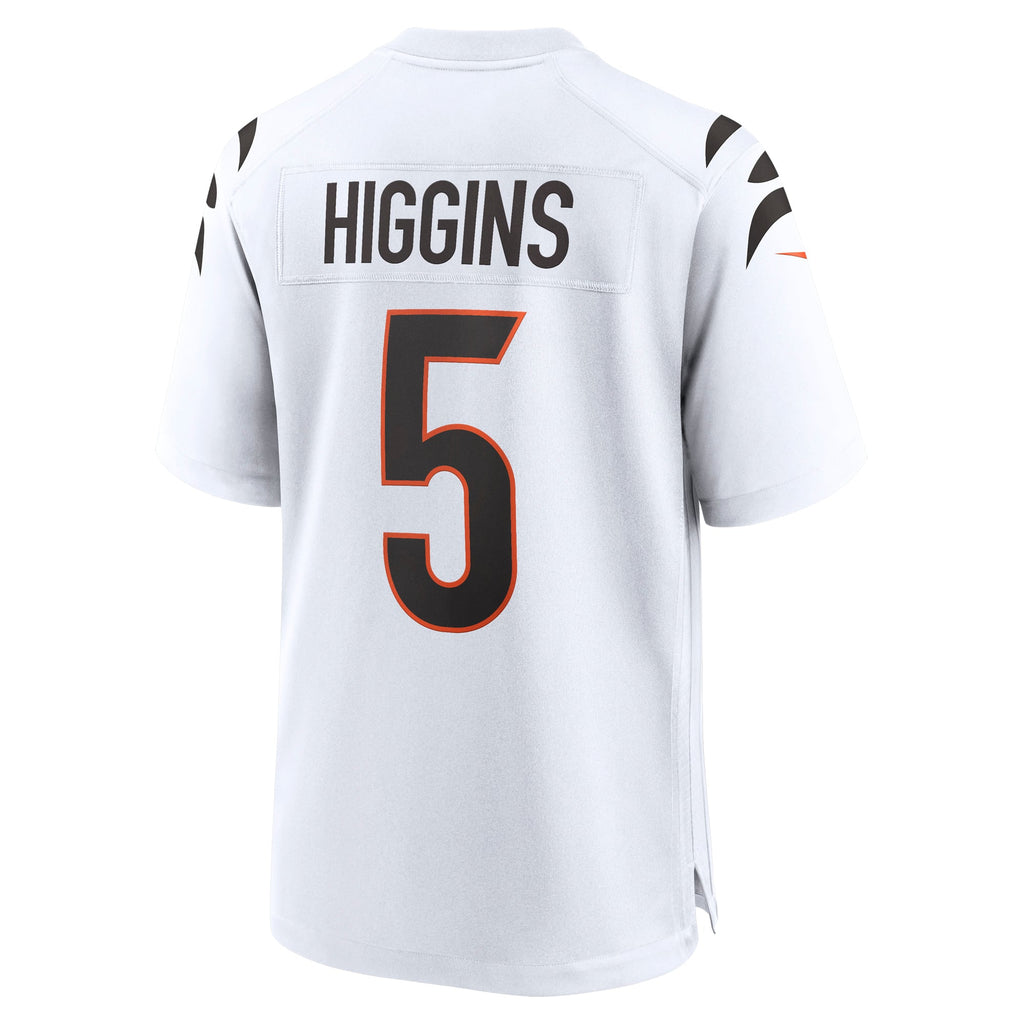 Men's Cincinnati Bengals Tee Higgins Nike Black Game Player Jersey