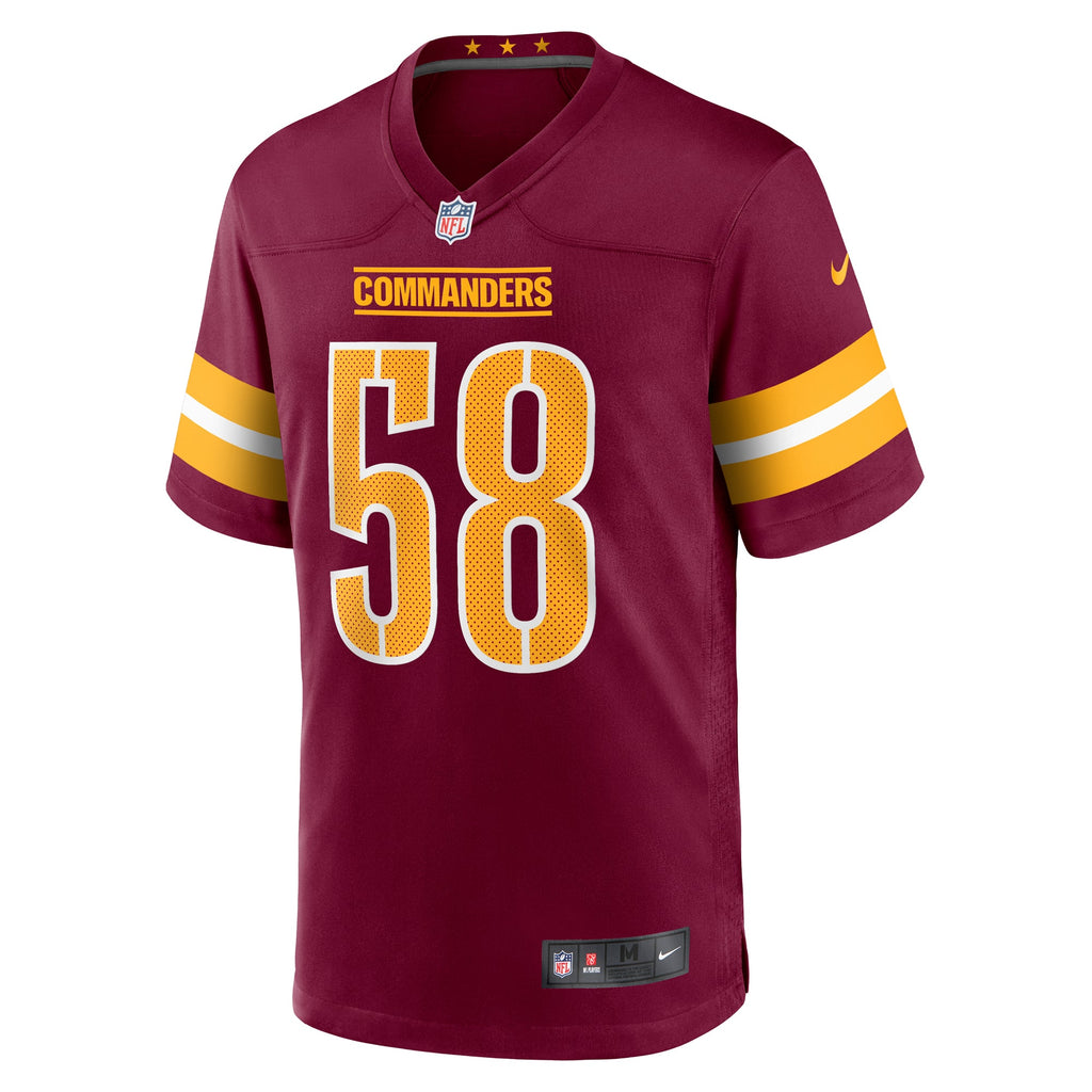 Men's Washington Commanders Jordan Magee Nike  Burgundy  Game Jersey