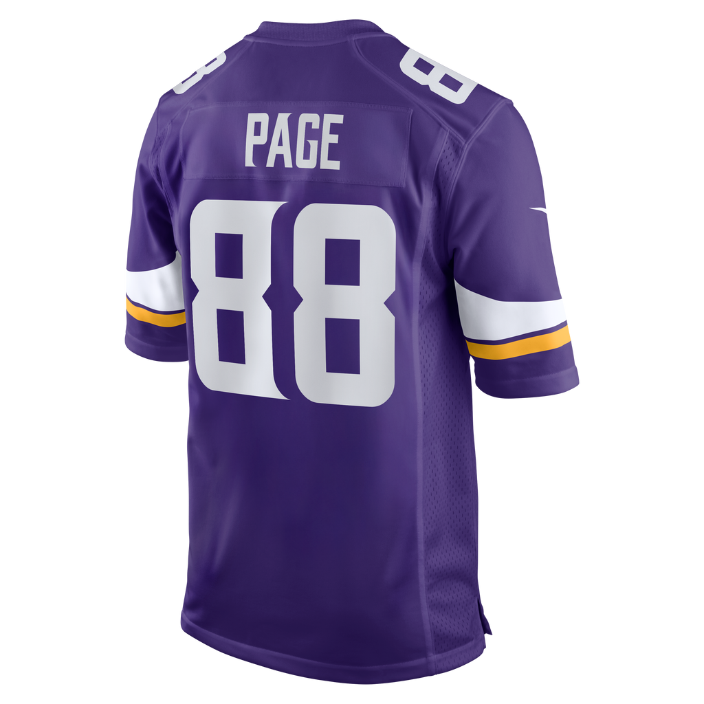 Men's Minnesota Vikings Alan Page Nike Purple Game Retired Player Jersey