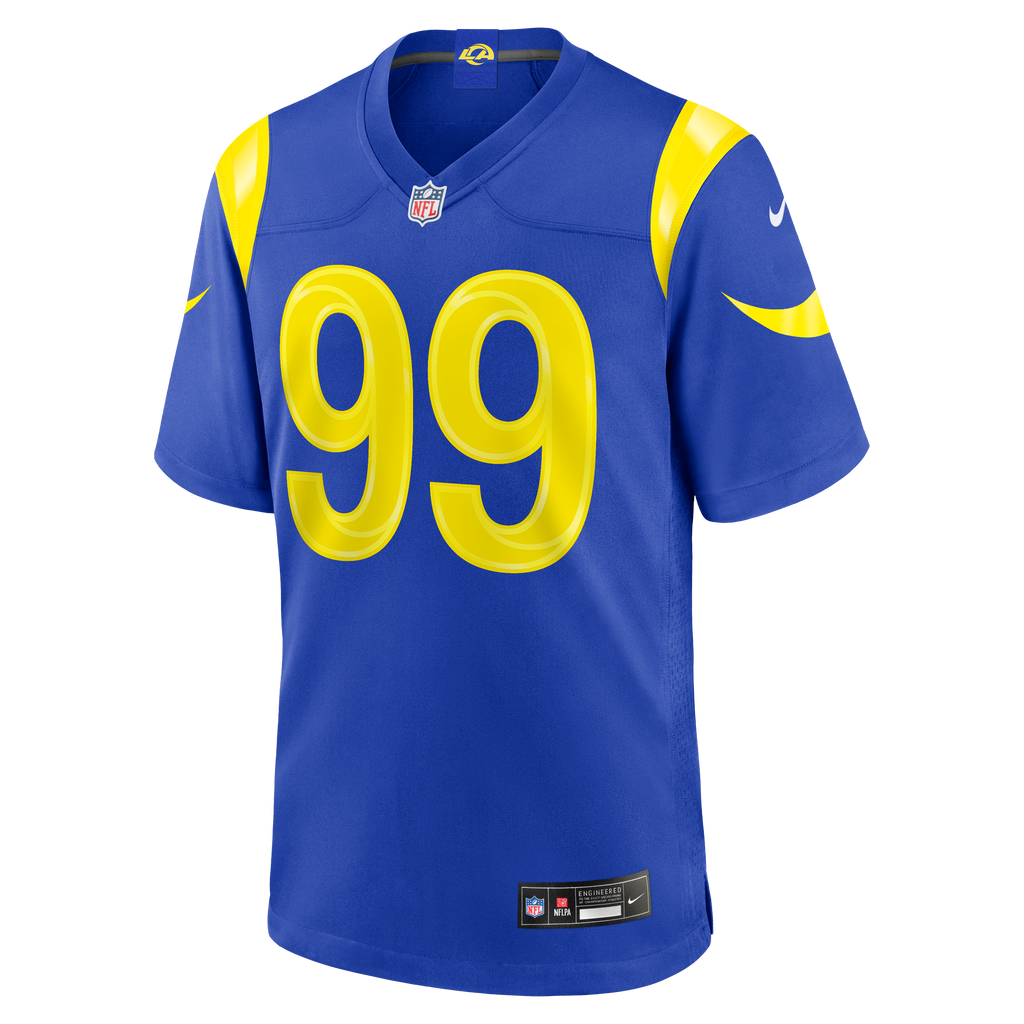 Men's Los Angeles Rams Aaron Donald Nike White Game Jersey