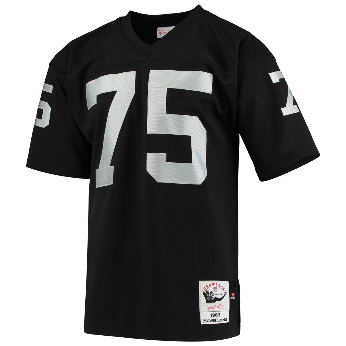 Men's Las Vegas Raiders 1983 Howie Long Mitchell & Ness Black Authentic Throwback Retired Player Jersey