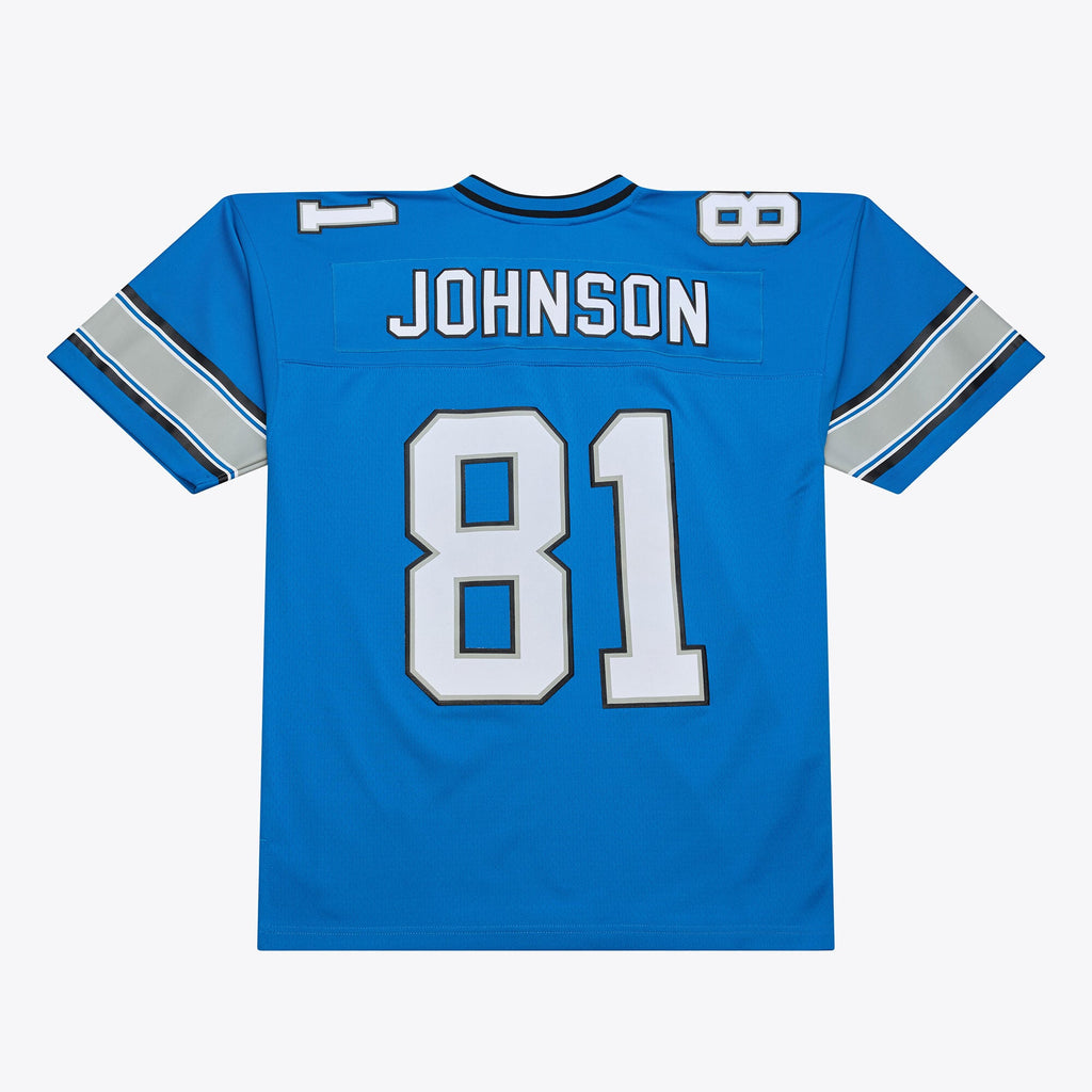 Men's Detroit Lions Calvin Johnson Mitchell & Ness Blue 2007 Legacy Replica Jersey