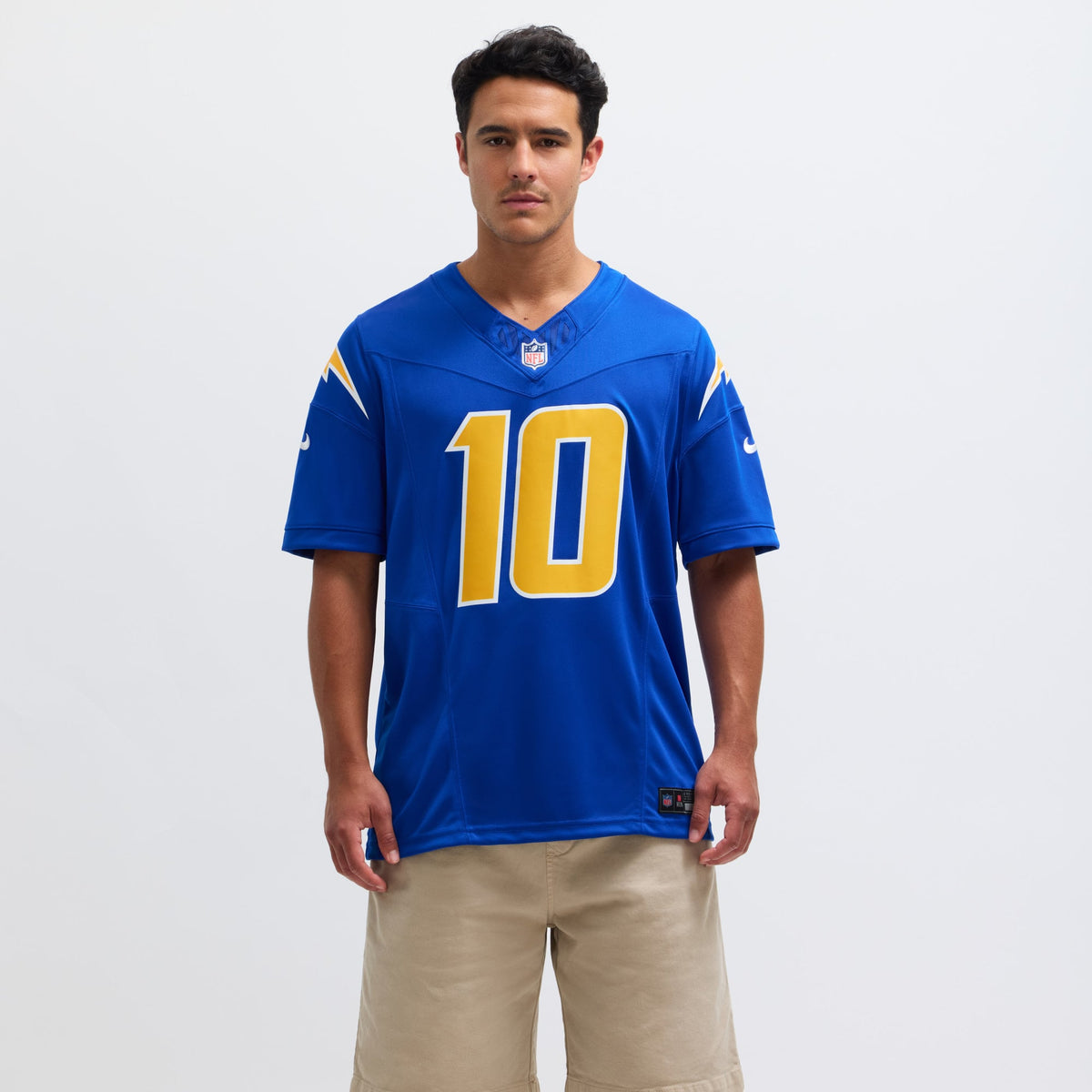 Men's Los Angeles Chargers Justin Herbert Nike Gold Alternate Charger Power Vapor F.U.S.E. Limited Jersey