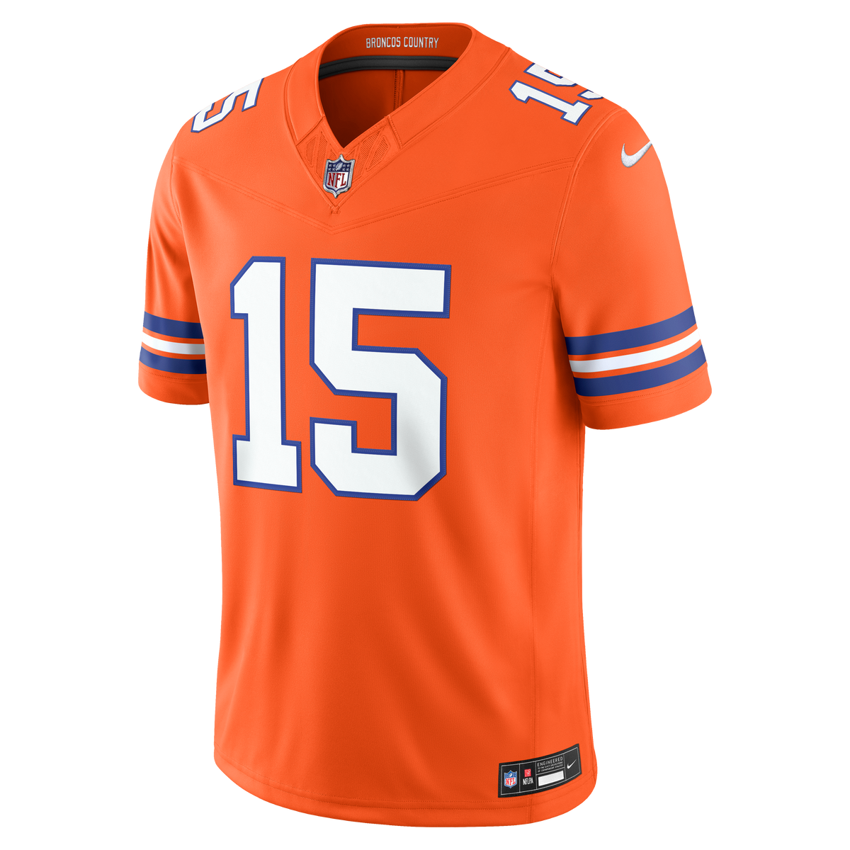 Men's Denver Broncos Nik Bonitto Nike Navy Alternate Vapor F.U.S.E. Stitched Limited Jersey