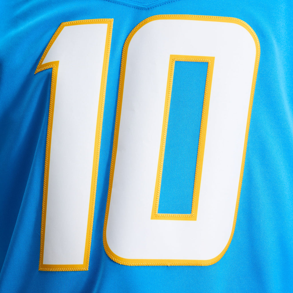 Men's Los Angeles Chargers Justin Herbert Nike Powder Blue Team Vapor F.U.S.E. Stitched Limited Jersey