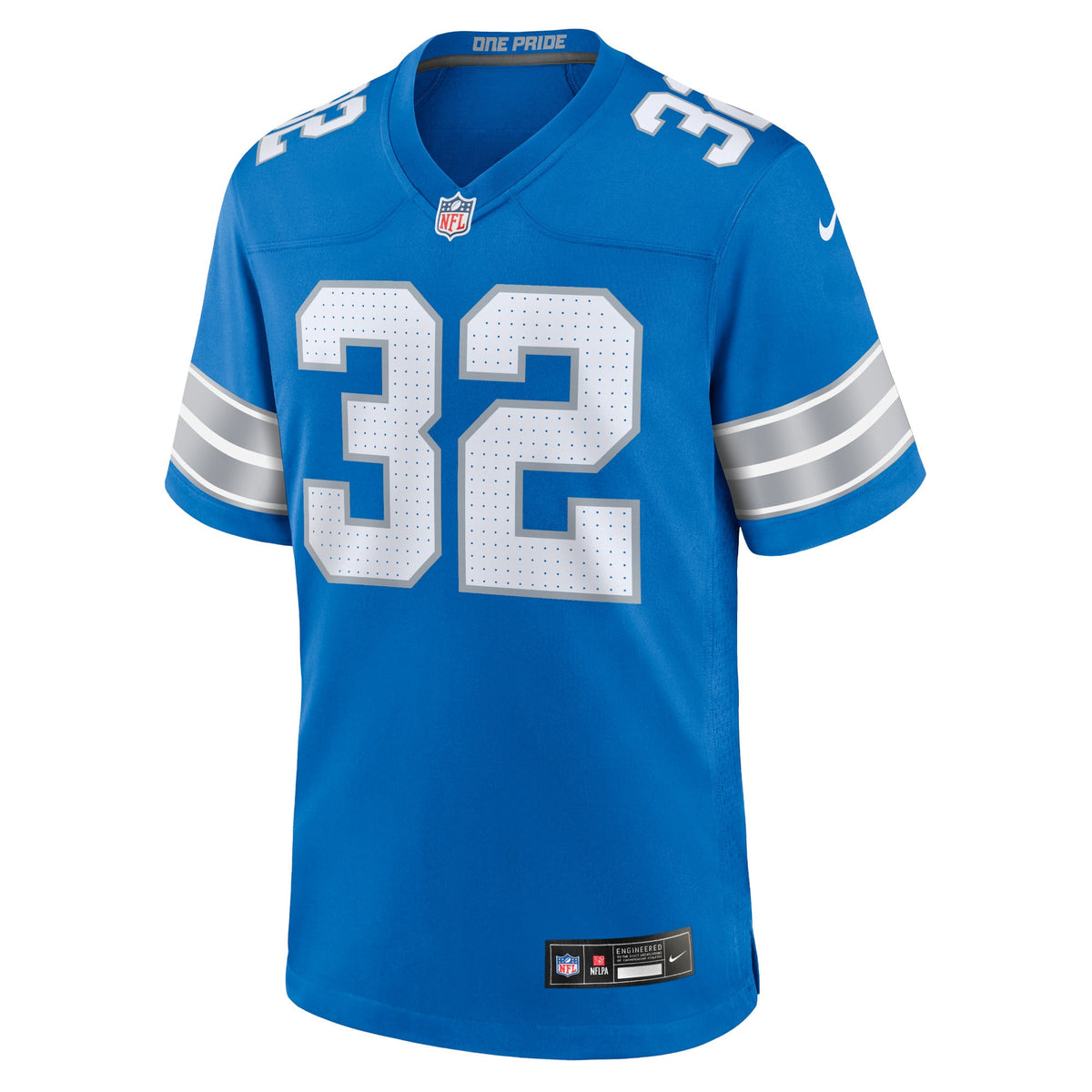 Men's Detroit Lions Brian Branch Nike Black Alternate Game Jersey