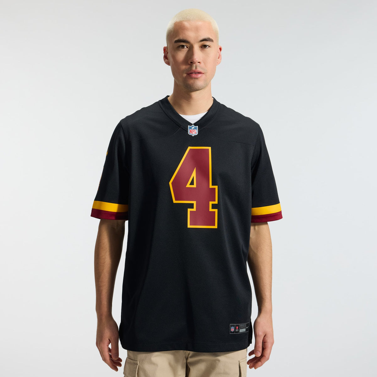 Men's Washington Commanders Frankie Luvu Nike White Game Super Bowl Era Jersey