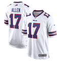 Men's Buffalo Bills Josh Allen Nike White White Game Player Jersey