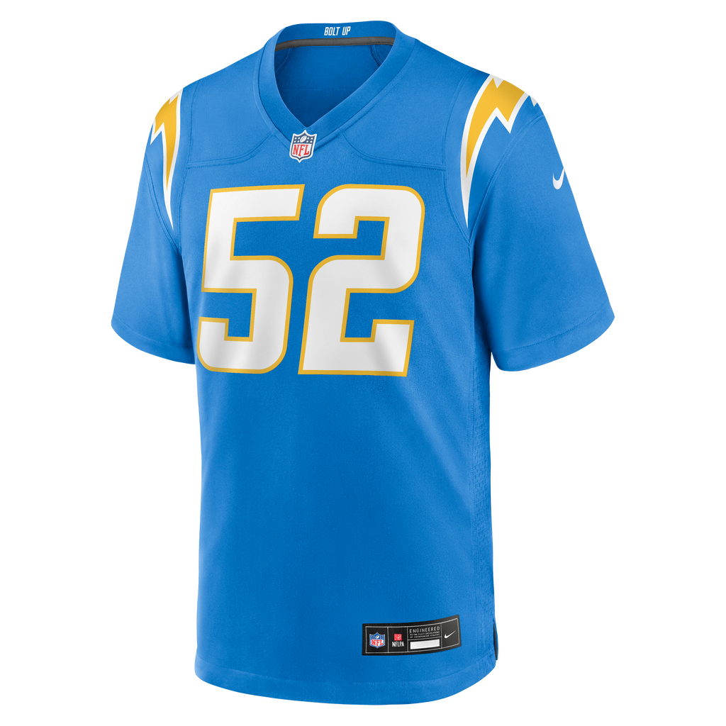Men's Los Angeles Chargers Khalil Mack Nike Powder Blue Game Jersey