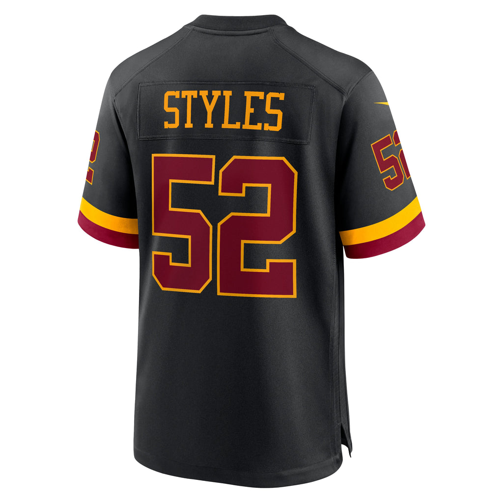 Men's Washington Commanders Sonny Styles Nike Burgundy Team Game Jersey