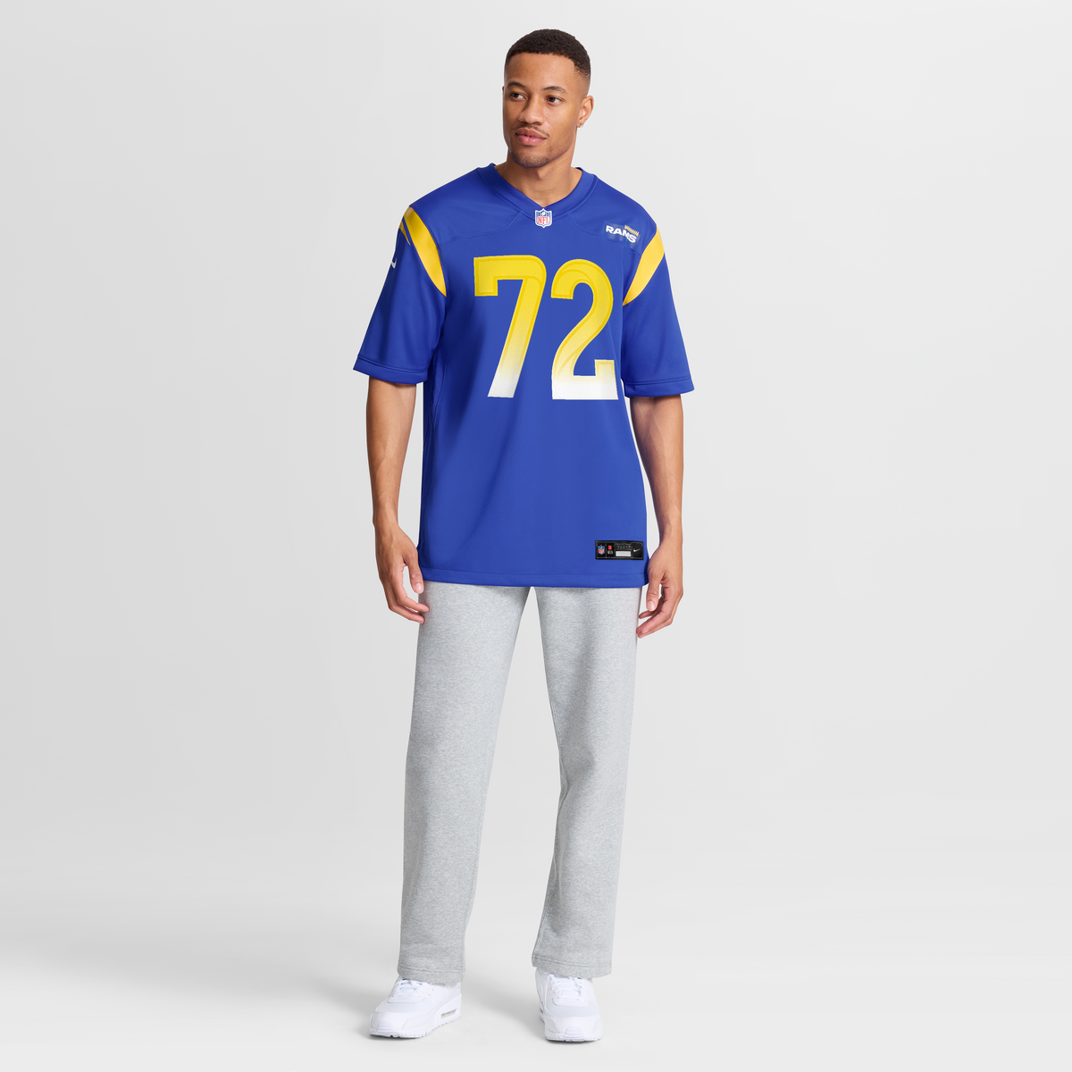 Men's Los Angeles Rams D.J. Humphries Nike  Royal Team Game Jersey