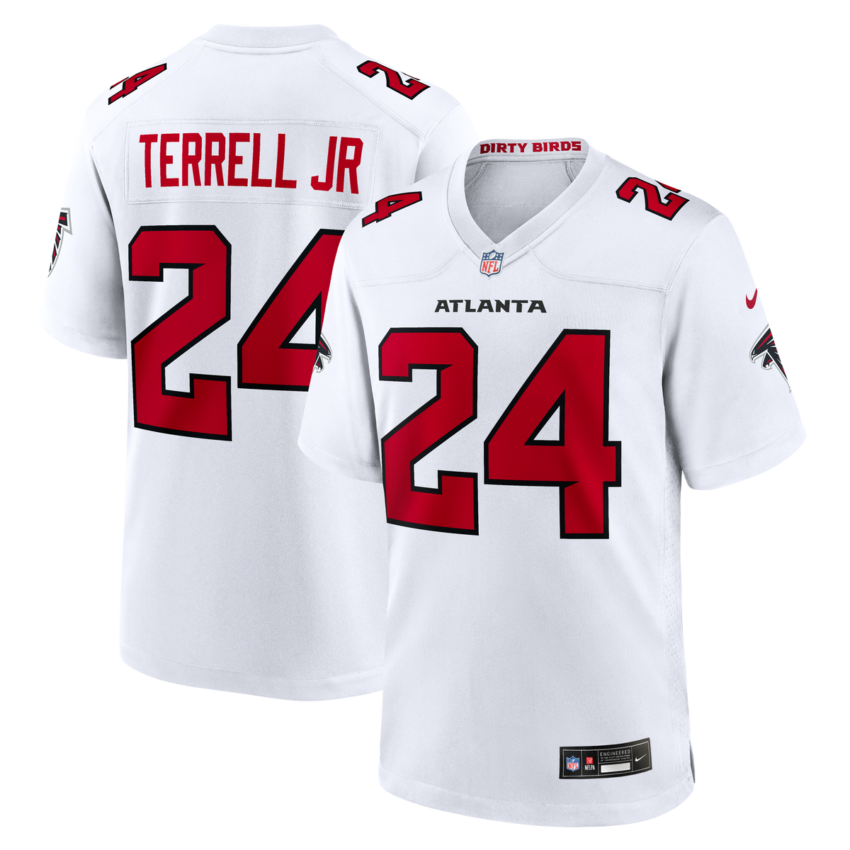 Men's Atlanta Falcons A.J. Terrell Nike Red Game Jersey