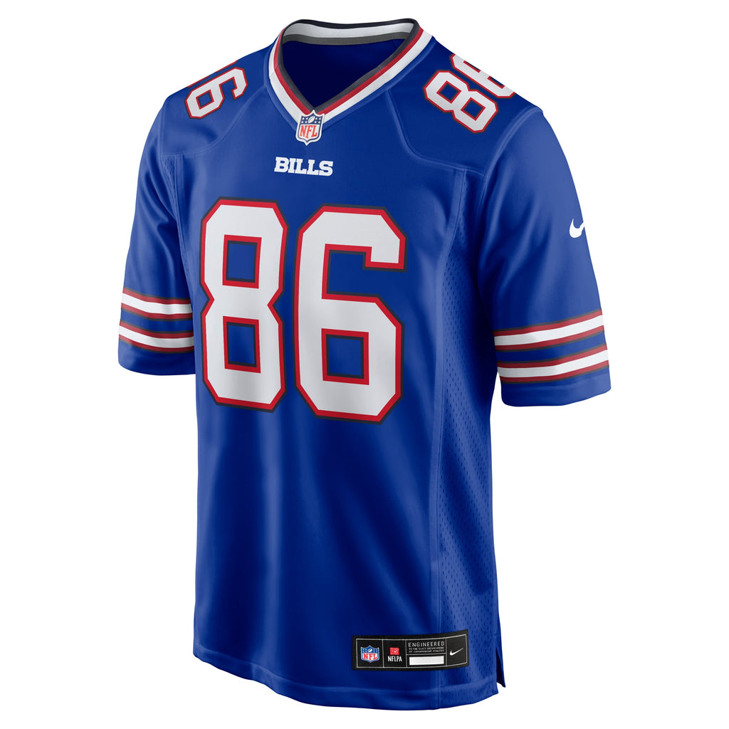 Men's Buffalo Bills Dalton Kincaid Nike Gray Nickel City Game Jersey