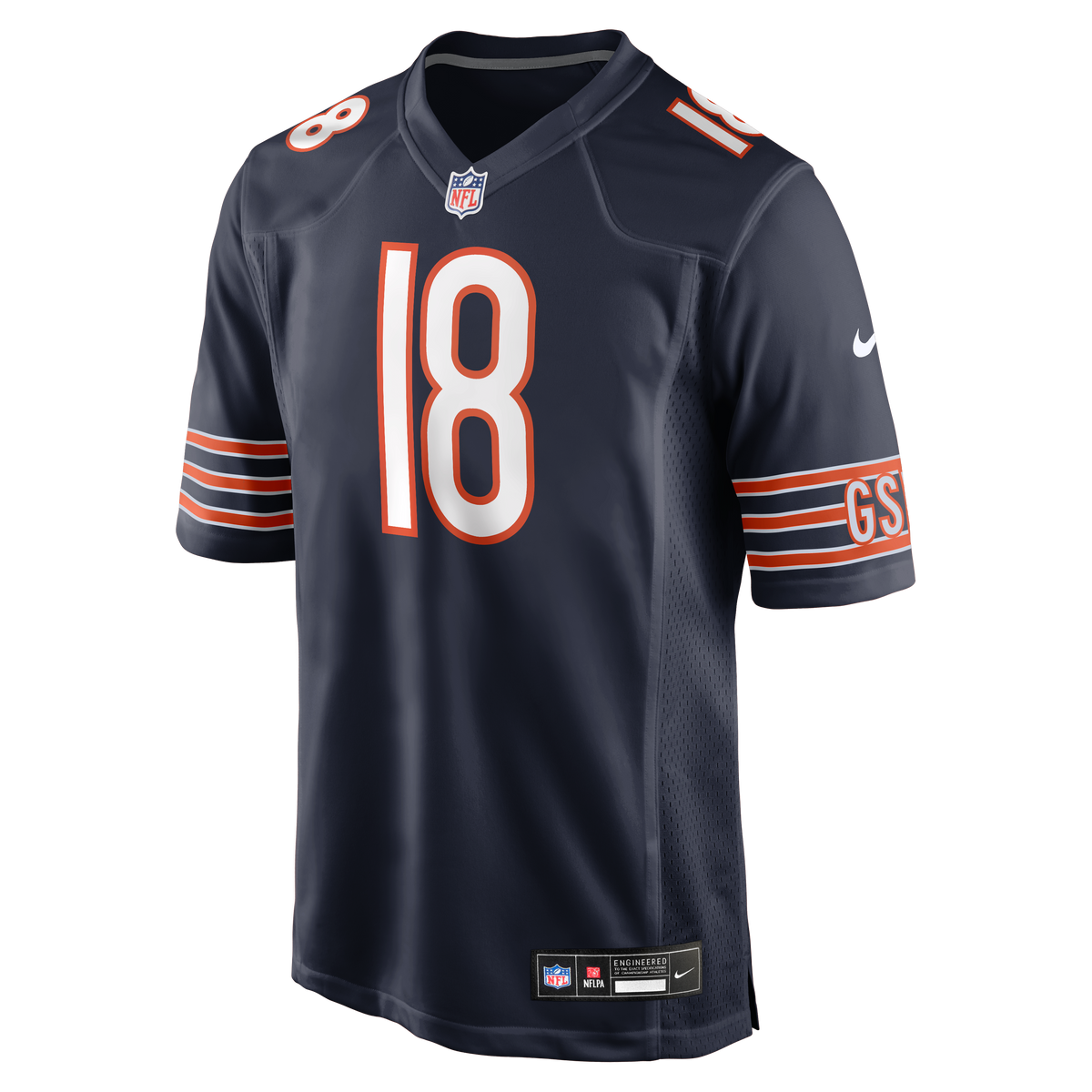 Men's Chicago Bears Caleb Williams Nike Navy  Player Game Jersey