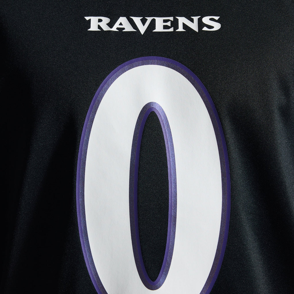Men's Baltimore Ravens Roquan Smith Nike Black Alternate Game Jersey