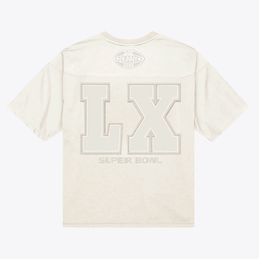 Bad Bunny x Super Tazón Cream Bad Bunny Legacy Jersey