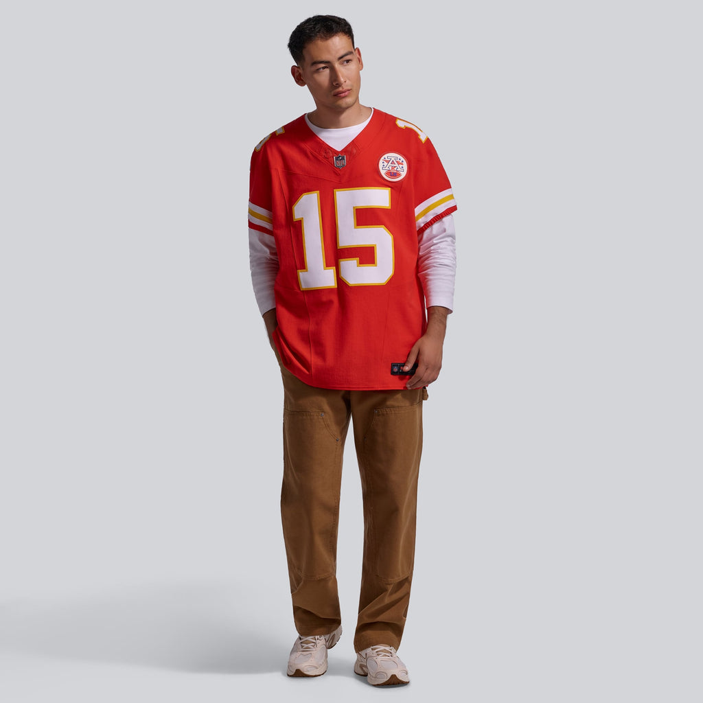 Men's Kansas City Chiefs Patrick Mahomes Nike Red Team Vapor F.U.S.E. Elite Jersey