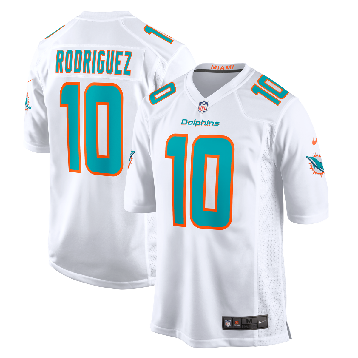 Men's Miami Dolphins Jacob Rodriguez Nike Aqua Alternate Game Jersey