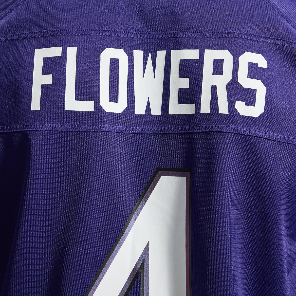 Men's Baltimore Ravens Zay Flowers Nike Purple Team Game Jersey